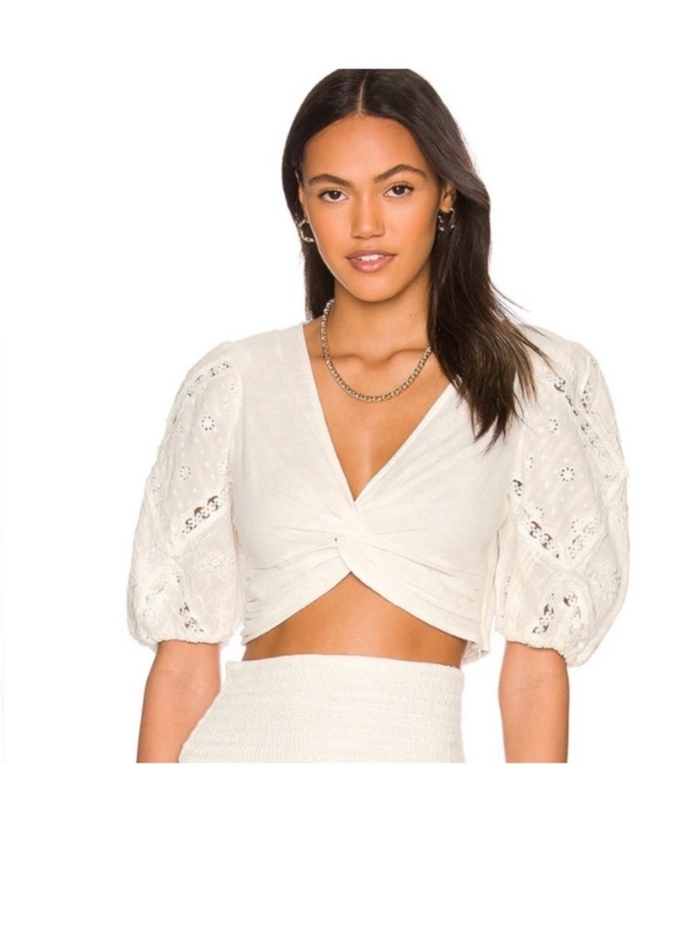 HEMANT & NANDITA crop top and skirt